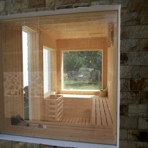 ruang sauna kaca