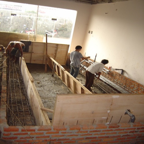 pembuatan ruang sauna